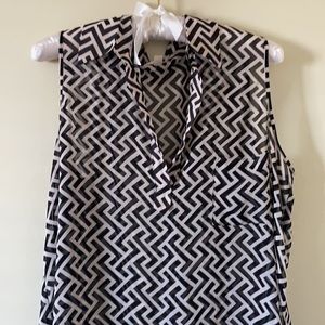 Beautiful Black Sleeveless Blouse